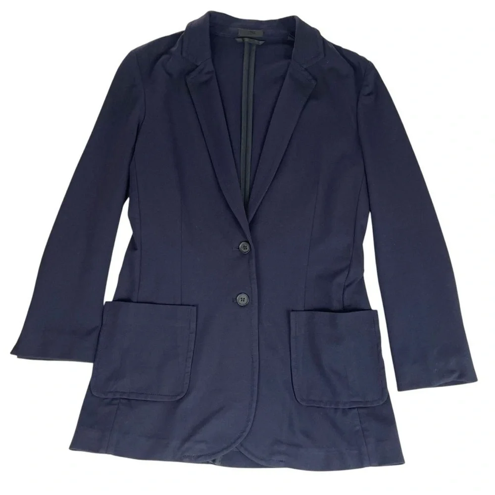 ATM Anthony Thomas Melillo‎ Blazer Jacket Navy Blue Women’s Size Small